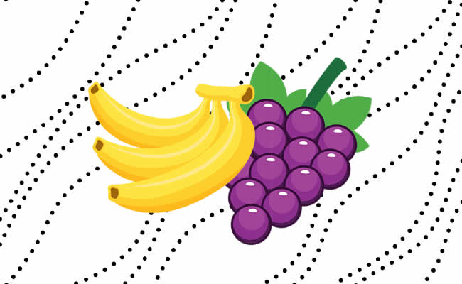 Desenhos de Frutas para colorir - Pinte Online